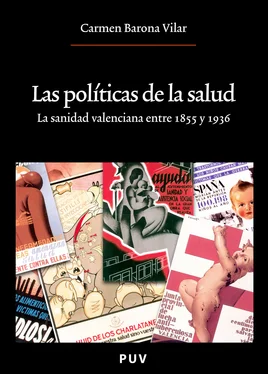 Carmen Barona Vilar Las políticas de la salud обложка книги