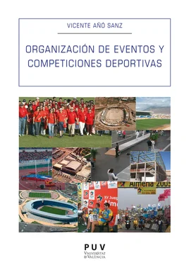 Vicent Añó Sanz Organización de eventos y competiciones deportivas обложка книги