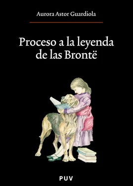 Aurora Astor Guardiola Proceso a la leyenda de las Brontë обложка книги