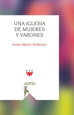 Anne-Marie Pelletier Una Iglesia de mujeres y varones обложка книги