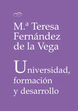 M.ª Teresa Fernández de la Vega Universidad, formación y desarrollo обложка книги
