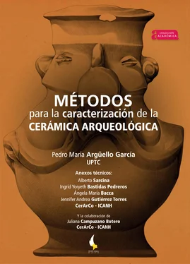 Pedro María Argüello García Métodos para la caracterización de la cerámica arqueológica обложка книги
