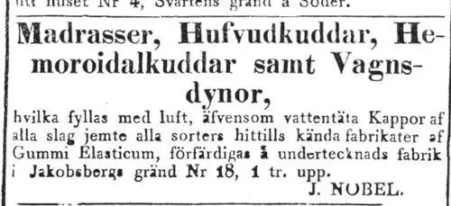Реклама в Aftonbladet 19 августа 1837 года Производство изделий из каучука было - фото 16