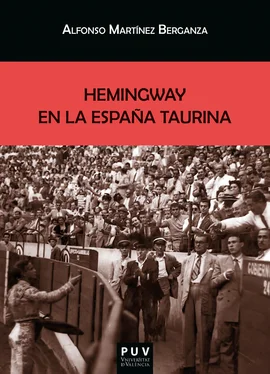 Alfonso Martínez Berganza Hemingway en la España taurina обложка книги