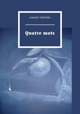 Anatole Velitchko Quatre mots обложка книги