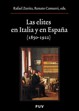 AAVV Las elites en Italia y en España (1850-1922) обложка книги