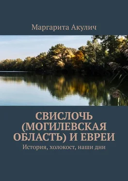 Маргарита Акулич Свислочь (Могилевская область) и евреи. История, холокост, наши дни обложка книги