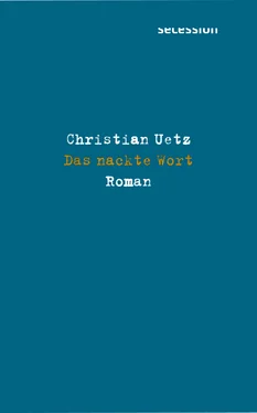 Christian Uetz Das nackte Wort обложка книги