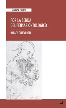 Rafael Echeverría Por la senda del pensar ontológico обложка книги