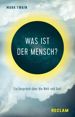 Mark Twain Was ist der Mensch? Ein Gespräch über die Welt und Gott обложка книги