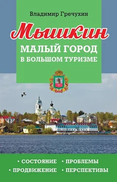 Владимир Гречухин Мышкин. Малый город в большом туризме. Состояние, проблемы, продвижение, перспективы обложка книги