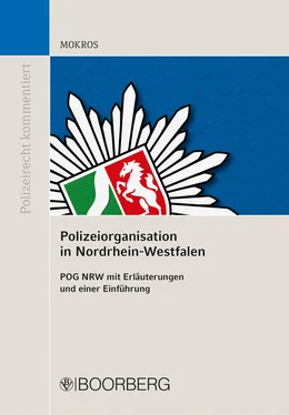 Reinhard Mokros Polizeiorganisation in Nordrhein-Westfalen обложка книги