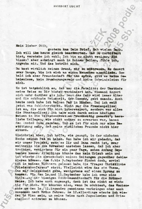 LuchtBrief an Svěrčina GegenspionageAktion des BND SSSeilschaften im - фото 23