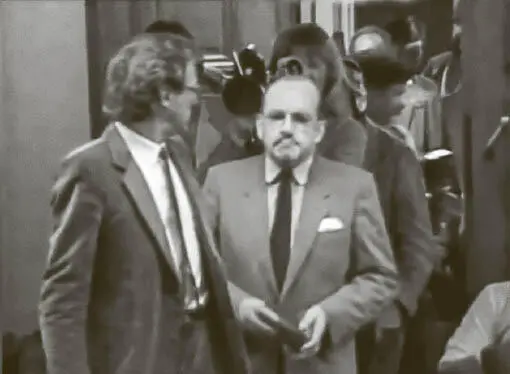 Hans Langemann alias Lückrath beim Prozess in den 1980erJahren Vermutet - фото 5