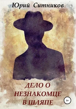 Юрий Ситников Дело о незнакомце в шляпе обложка книги