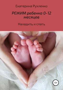Екатерина Рухленко Режим ребенка 0-12 месяцев. Наладить и спать обложка книги