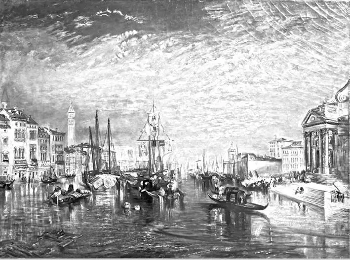 Дж МУ Тернер Венеция Большой Канал 1835 В развитии тенденций - фото 1