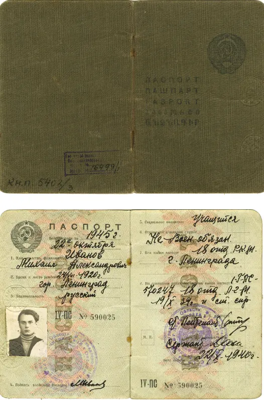 Plate 3acThe 1938 passport Source State Museum of Political History - фото 6