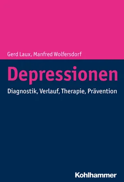 Manfred Wolfersdorf Depressionen обложка книги