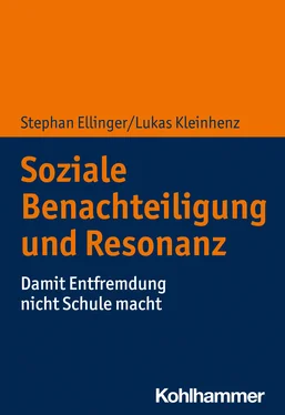 Stephan Ellinger Soziale Benachteiligung und Resonanzerleben обложка книги