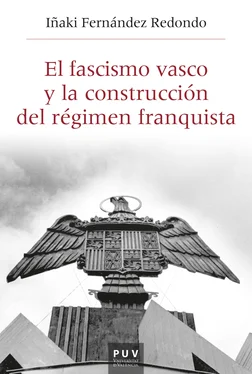 Iñaki Fernández Redondo El fascismo vasco y la construcción del régimen franquista обложка книги