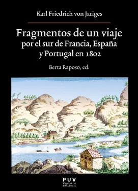 Karl Friedrich Von Jariges Fragmentos de un viaje por el sur de Francia, España y Portugal en 1802 обложка книги