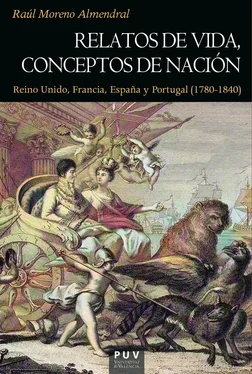 Raúl Moreno Almendral Relatos de vida, conceptos de nación обложка книги
