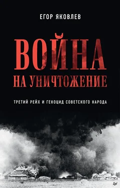 Егор Яковлев Война на уничтожение. Третий рейх и геноцид советского народа обложка книги