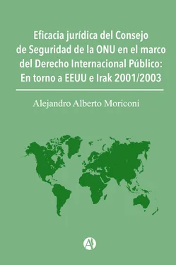 Alejandro Alberto Moriconi Eficacia jurídica del Consejo de Seguridad de la ONU en el marco del Derecho Internacional Público обложка книги