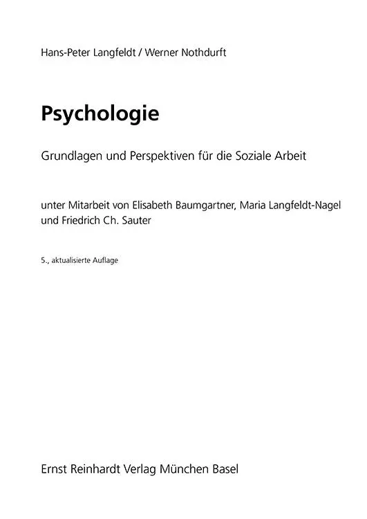 Prof i R Dr HansPeter Langfeldt DiplomPsychologe war bis 2009 Professor - фото 2