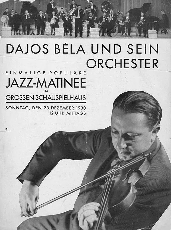 Werbung für Dajos Béla und sein Orchester Berlin 1930 Sein Waitin for the - фото 6