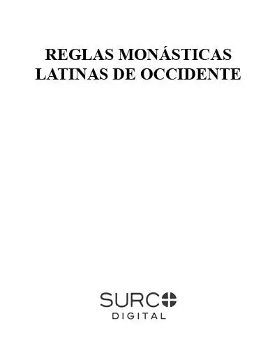 Reglas Monásticas Latinas de Occidente San Agustín et al 1a ed - фото 1