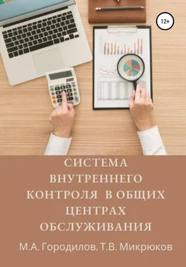 М.А. Городилов Система внутреннего контроля в общих центрах обслуживания обложка книги