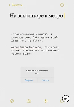 Александра Шевцова На эскалаторе в метро обложка книги