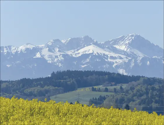 Vatertagspanorama Frankreich Via Gebennensis GenfLe Puy Feldkreuz - фото 88