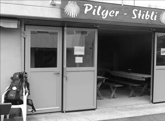 Pilgerstibli Im Stibli kann ich mir gleich Kaffee machen und eine kühle Cola - фото 56