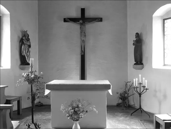 Die Pilgerkapelle mit Kerzenständer Sarnersee Nach diesen besinnlichen und - фото 58