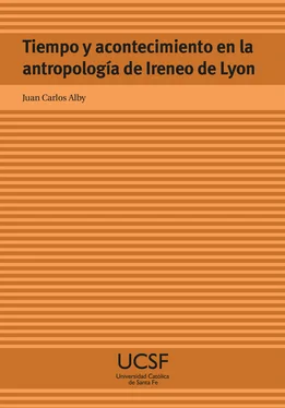 Juan Carlos Alby Tiempo y acontecimiento en la antropología de Ireneo de Lyon обложка книги