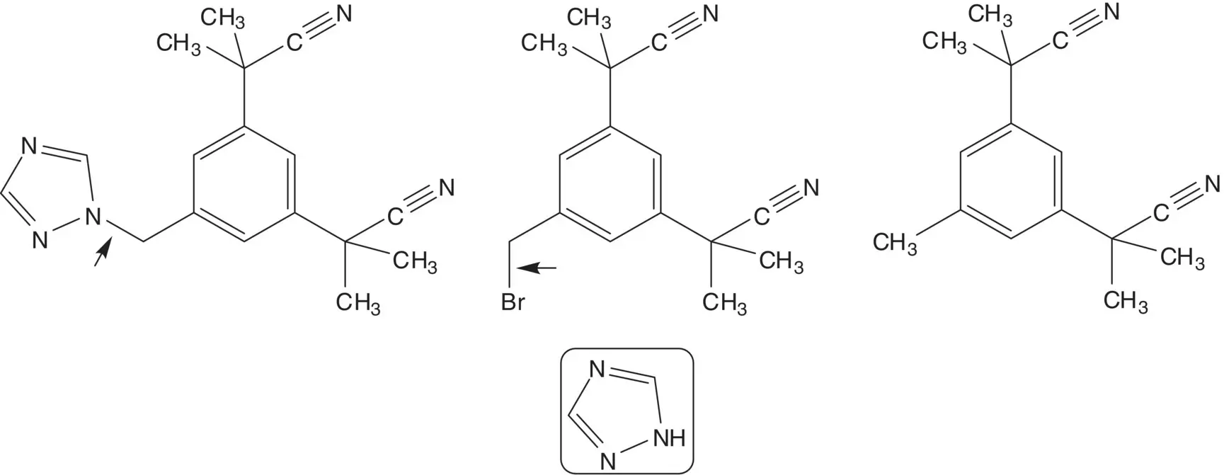 Four methyl groups are added by αalkylation of the nitriles with iodomethane - фото 55