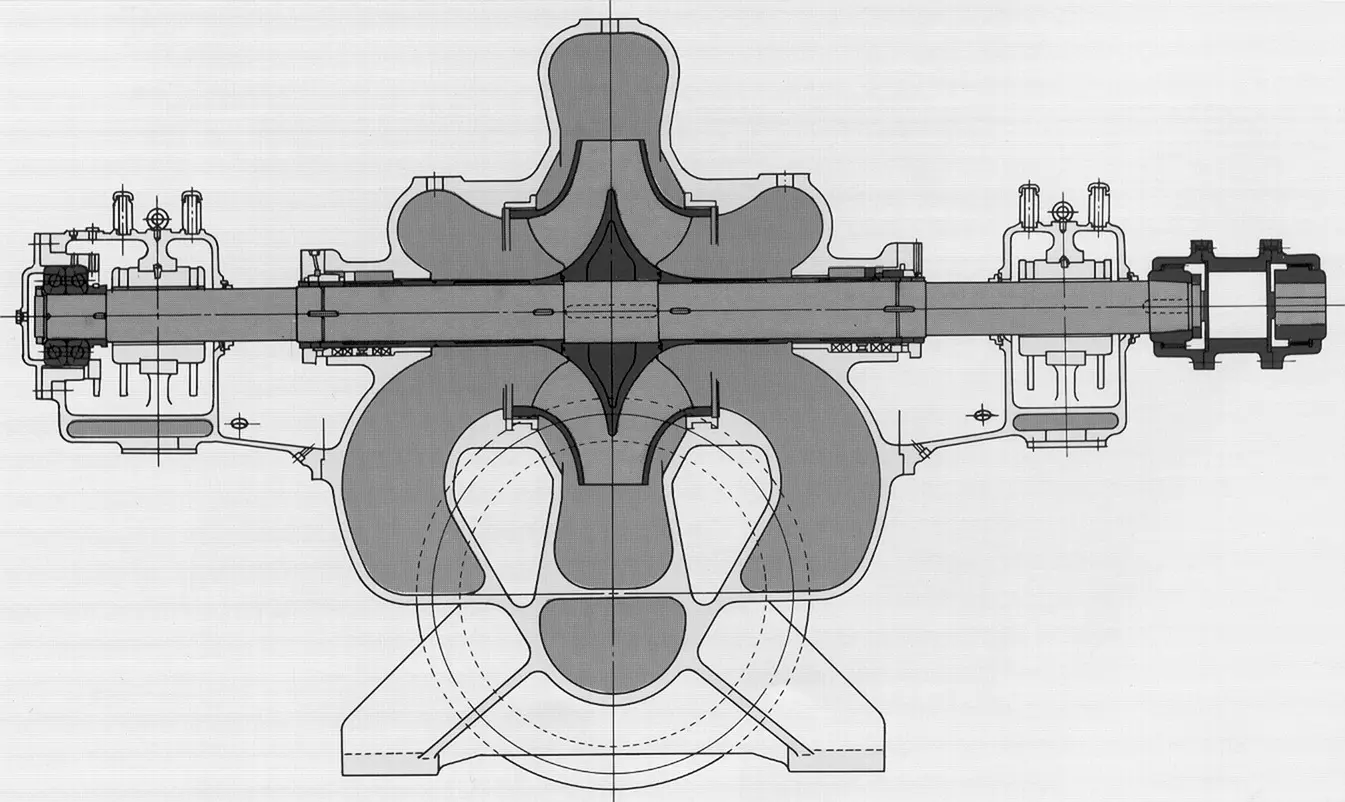 Figure 17 Doubleflow impellers are used for higher flows and relatively - фото 9