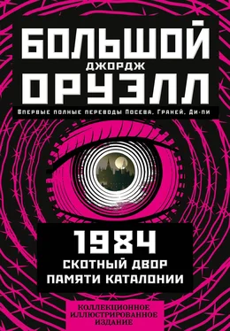 Джордж Оруэлл Большой Джорж Оруэлл: 1984. Скотный двор. Памяти Каталонии обложка книги