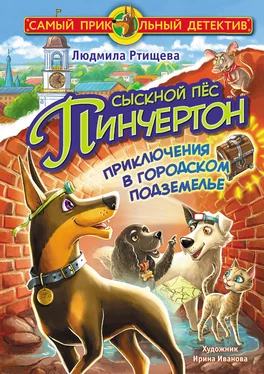 Людмила Ртищева Сыскной пёс Пинчертон. Приключения в городском подземелье обложка книги