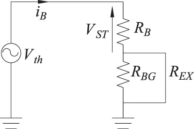Figure 117 Equivalent circuit for the computation of body currents in the - фото 35