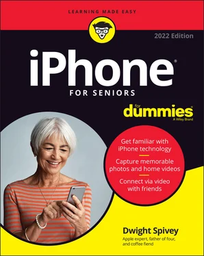 Dwight Spivey iPhone For Seniors For Dummies обложка книги