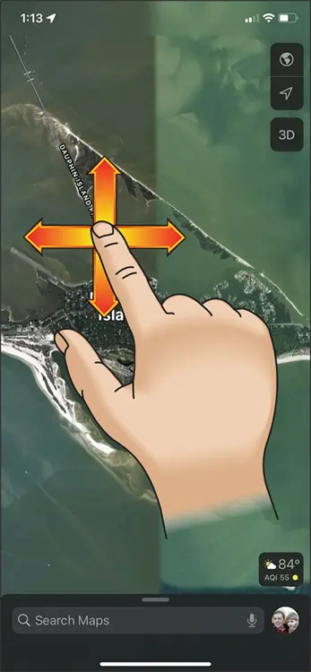 FIGURE 24 Your iPhone enables you to perform bezel gestures which involve - фото 36