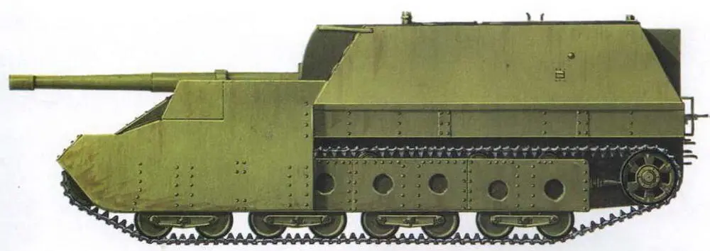 Самоходная установка СУ14Бр2 Самоходная установка T100Y Самоходная - фото 61