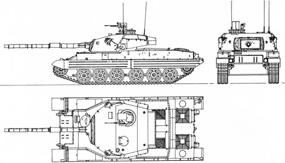 Vickers Mk3 для кенийской армии М172 В центре танк Виккерс Mk3 и БРЭМ - фото 43