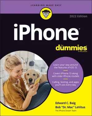 Bob LeVitus iPhone For Dummies обложка книги