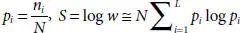 210 Using the natural logarithm ln pi and with kB 1 S ln w for - фото 59
