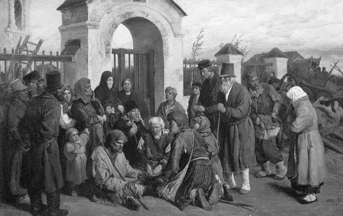Недалеко расположились нищие калеки бездомные люди эти горемыки огромного - фото 9